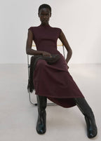 Robe Maille Col Montant