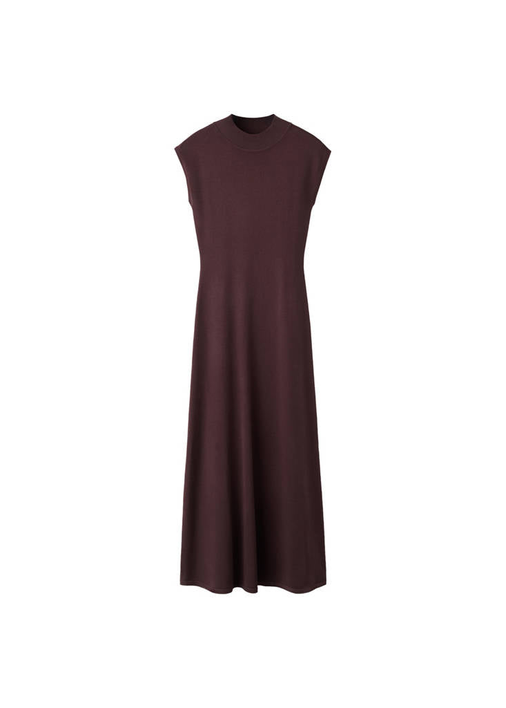 Robe Maille Col Montant