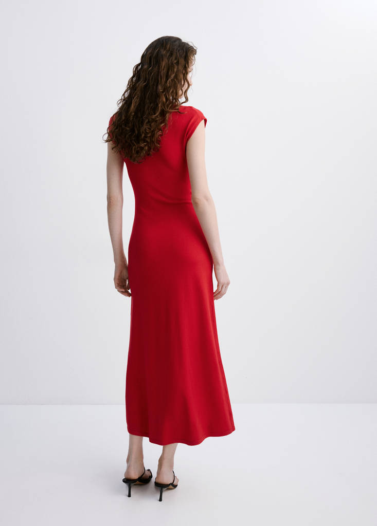 Robe Maille Col Montant