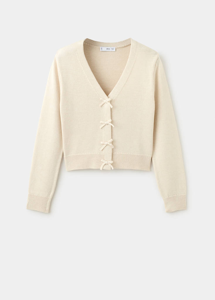 Cardigan Maille Nœuds