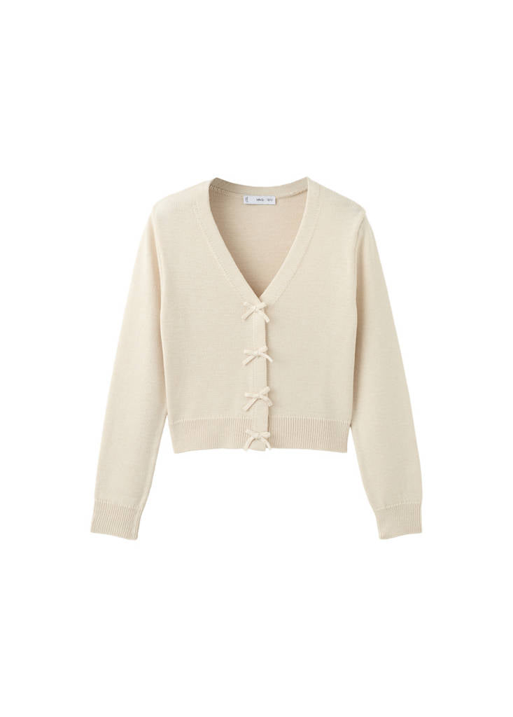 Cardigan Maille Nœuds