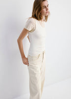 Jean Barrel Taille Haute