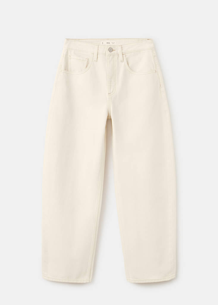 Jean Barrel Taille Haute
