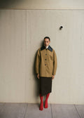 Trench Col En Cuir Synthétique