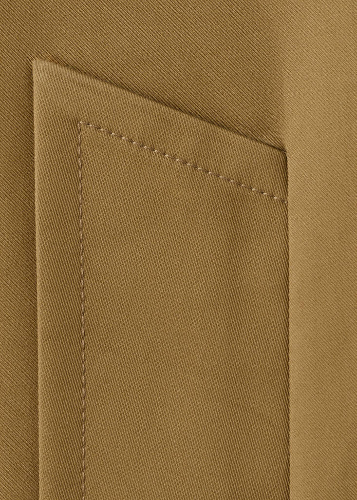 Trench Col En Cuir Synthétique