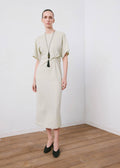 Robe Détails Froncés Sur Les Côtés