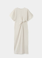 Robe Détails Froncés Sur Les Côtés