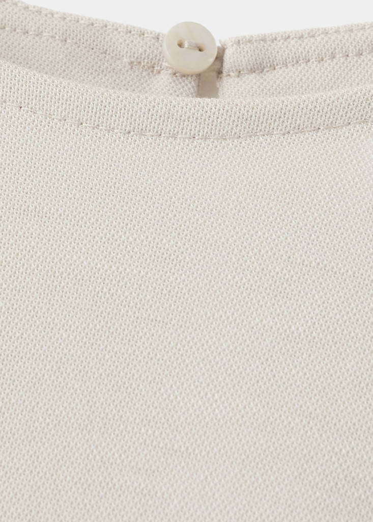 Robe Détails Froncés Sur Les Côtés