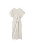 Robe Détails Froncés Sur Les Côtés
