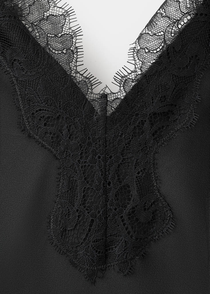 Top Style Lingerie Col Dentelle