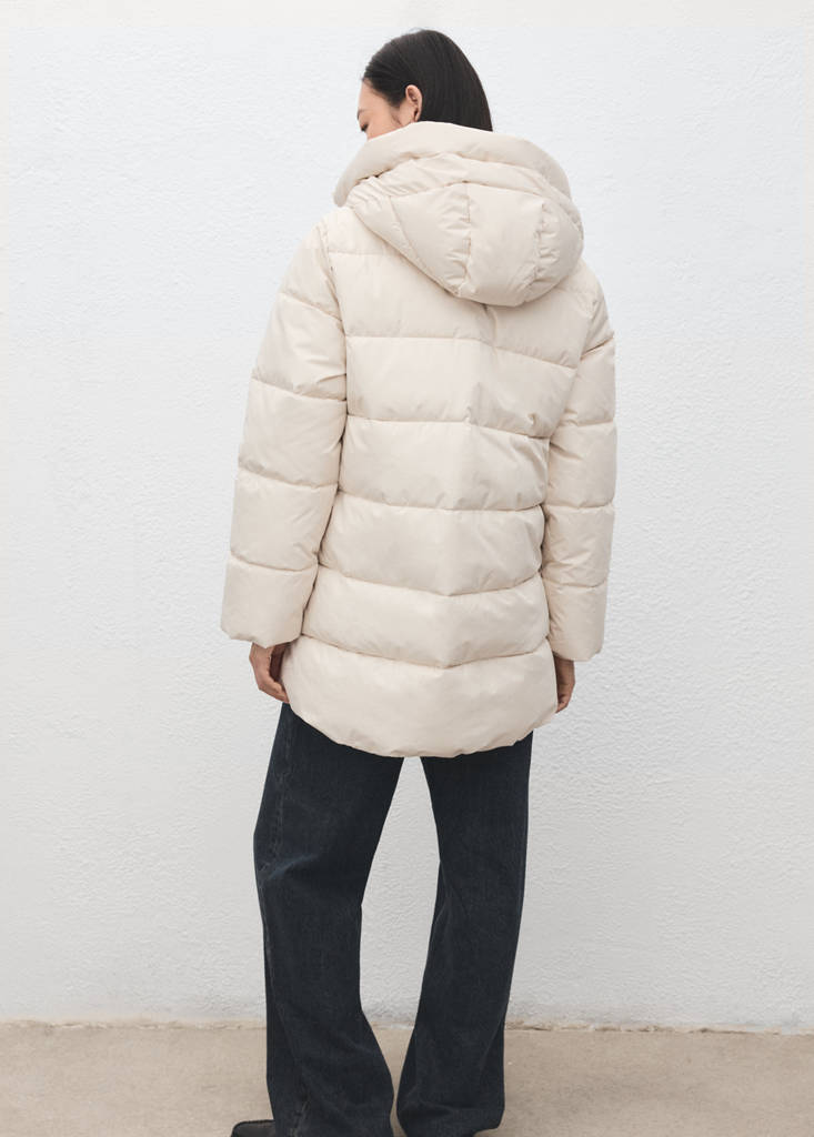 Anorak Matelassé À Capuche