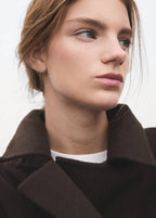 Manteau Laine Fait Main Oversize