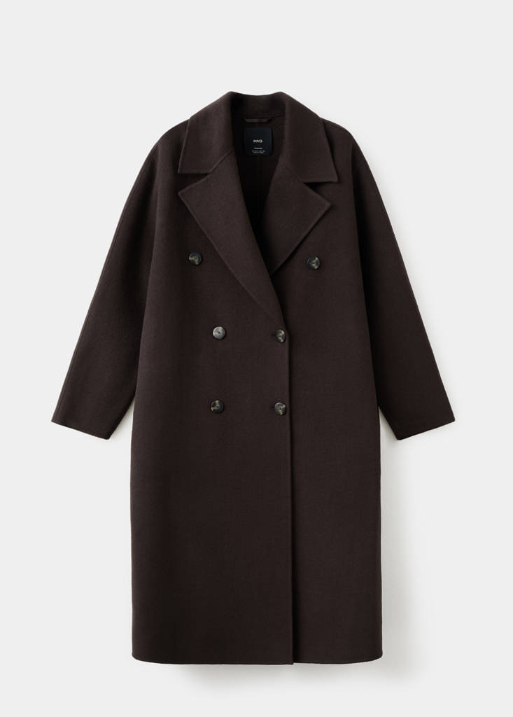 Manteau Laine Fait Main Oversize