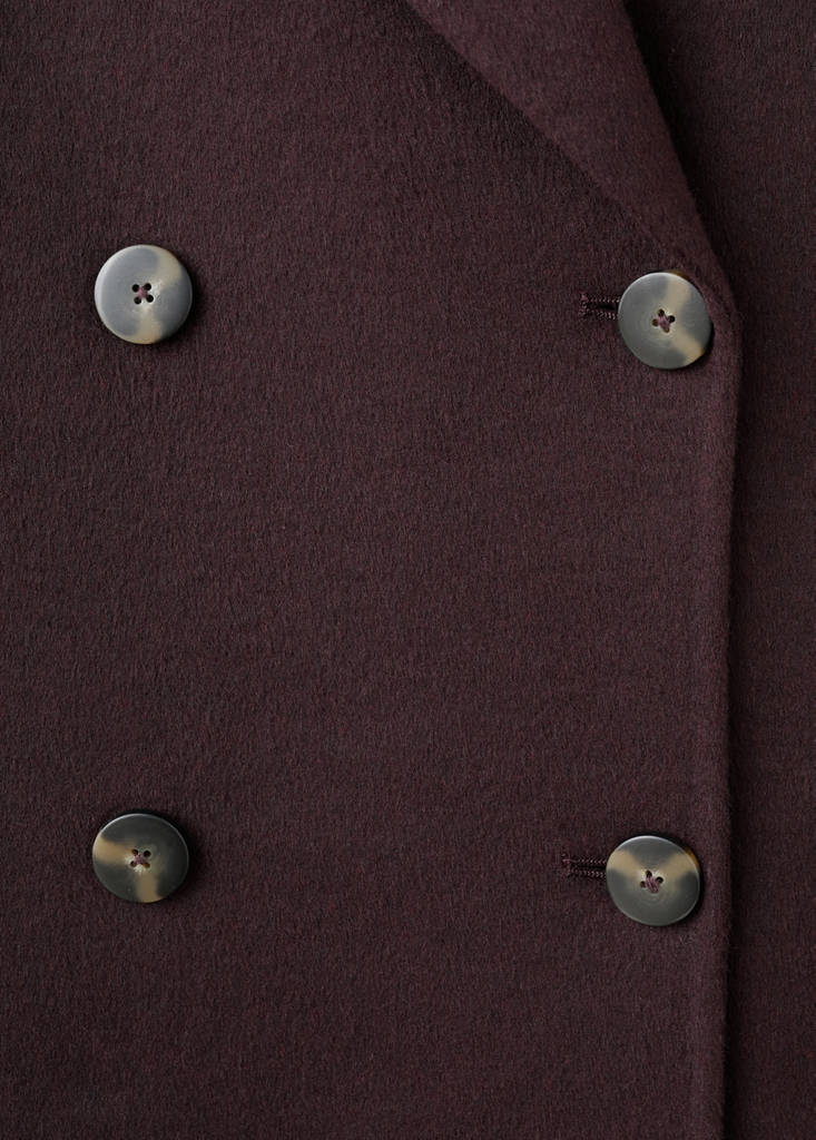 Manteau Laine Fait Main Oversize