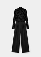Matching Jacquard Jumpsuit