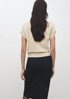 Pull-Over Lurex Manches Courtes