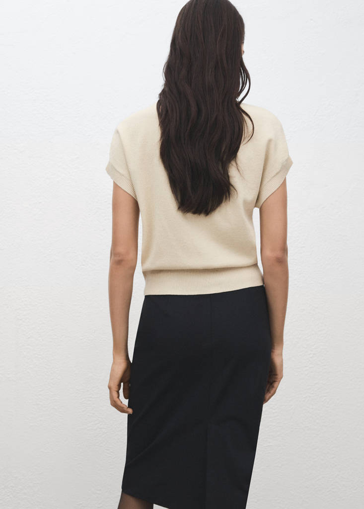 Pull-Over Lurex Manches Courtes