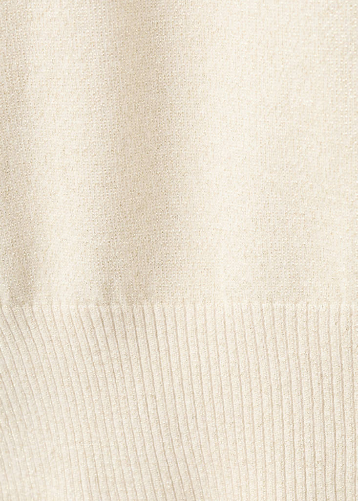 Pull-Over Lurex Manches Courtes