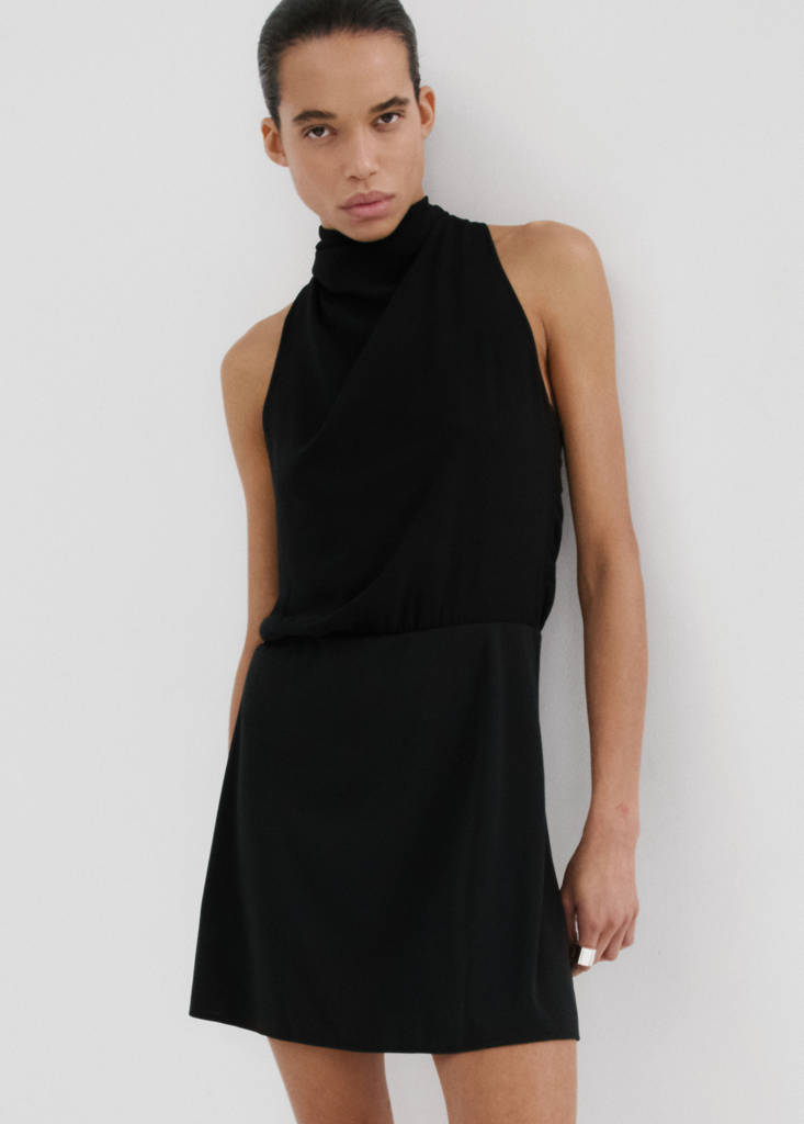 Robe Emmanchures Américaines Nœud