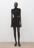 Robe À Découpes Avec Ornement Métallisé