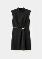 Robe À Découpes Avec Ornement Métallisé