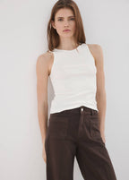 Jeans Anchos Con Bolsillos