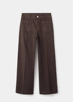 Jeans Anchos Con Bolsillos