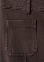 Jeans Anchos Con Bolsillos
