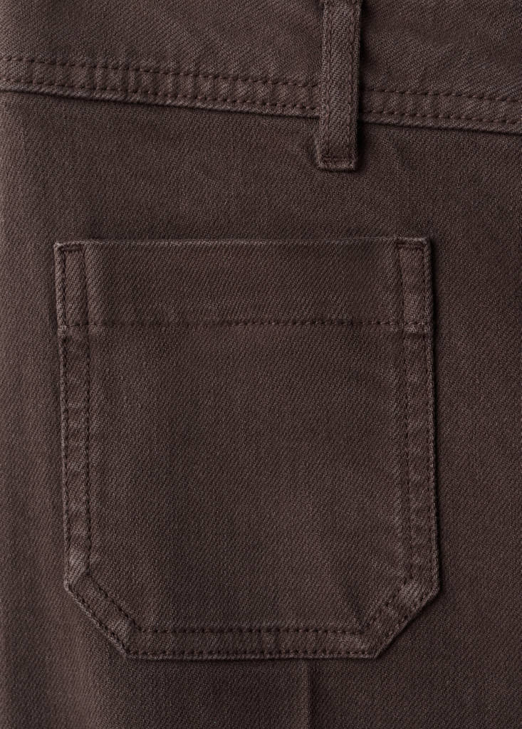 Jeans Anchos Con Bolsillos