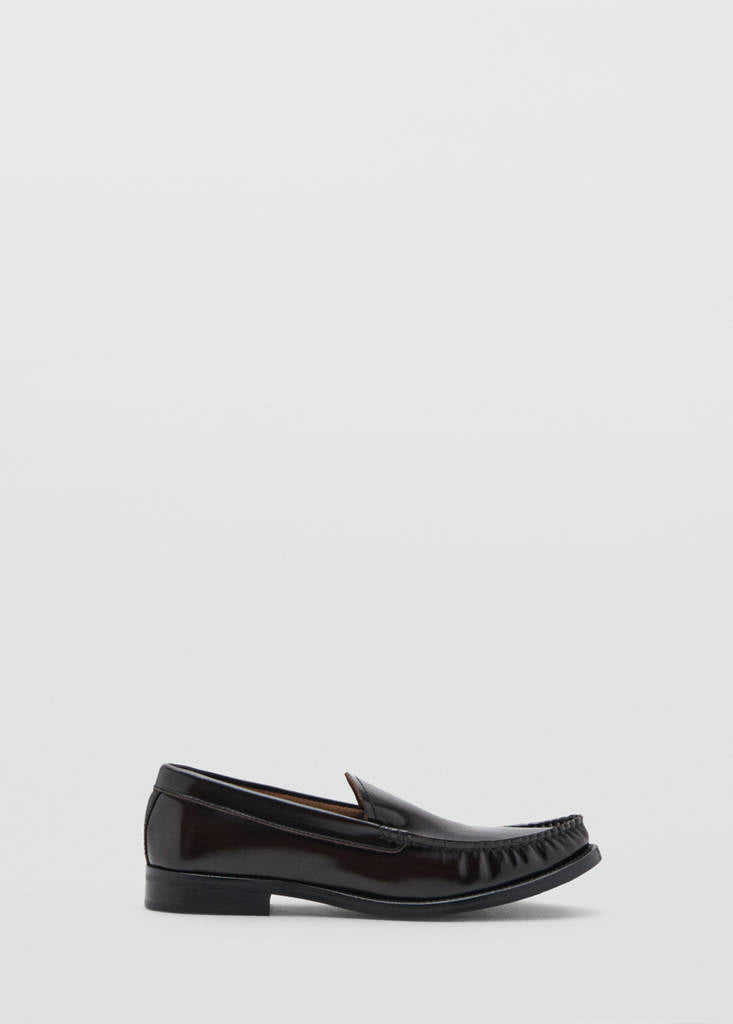 Mocassins Cuir Froncé