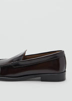 Mocassins Cuir Froncé
