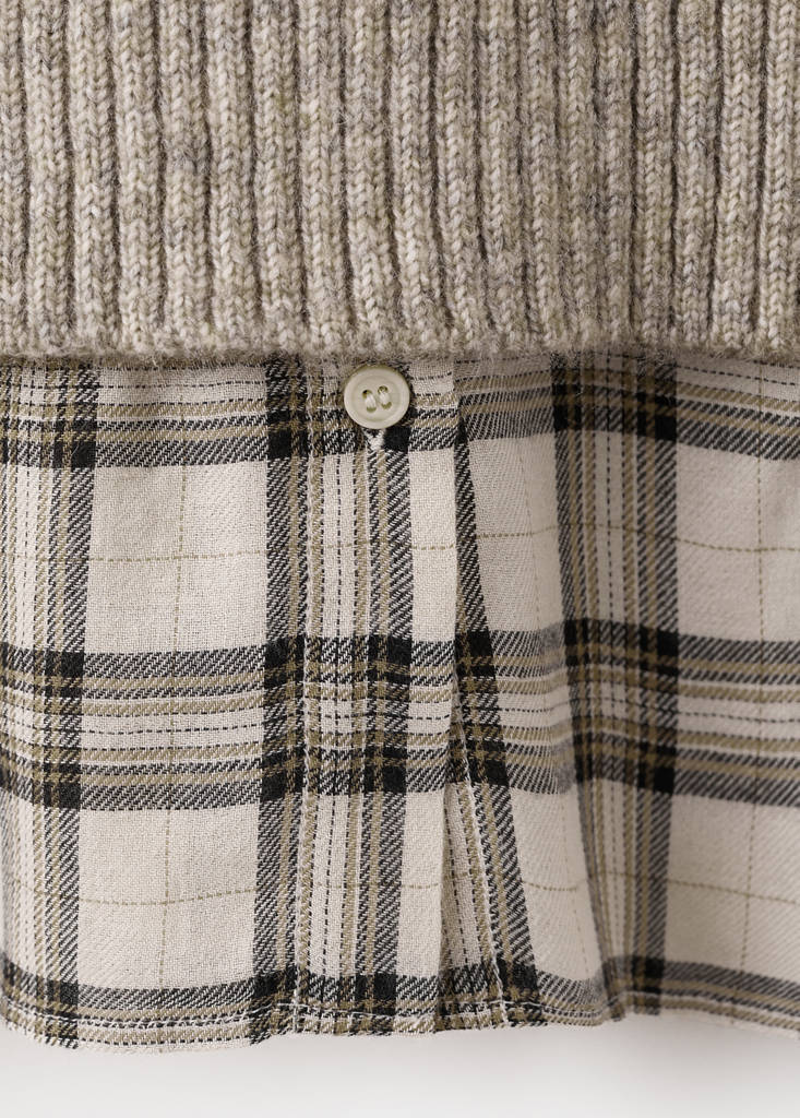 Pull-Over Chemise Combiné