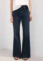 Jean Flare Taille Mi-Haute