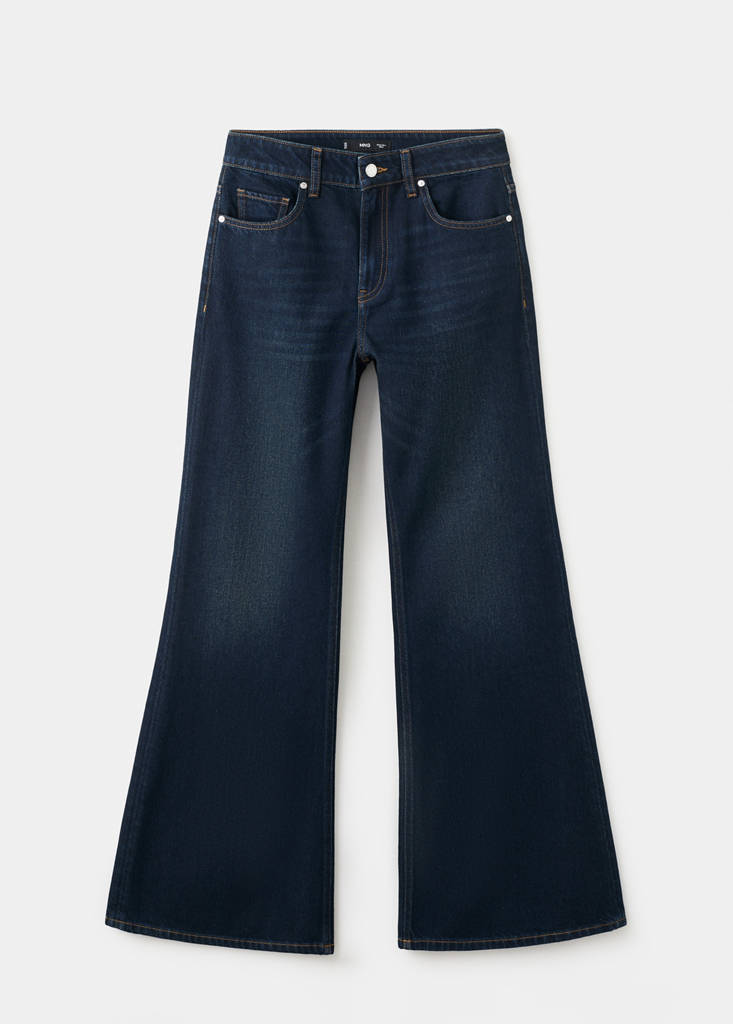 Jean Flare Taille Mi-Haute