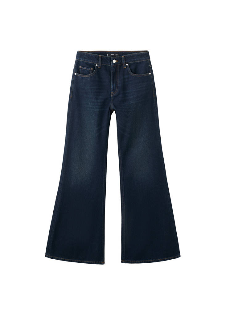 Jean Flare Taille Mi-Haute
