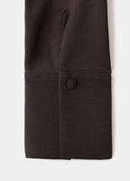 Robe Ceinture Col En V