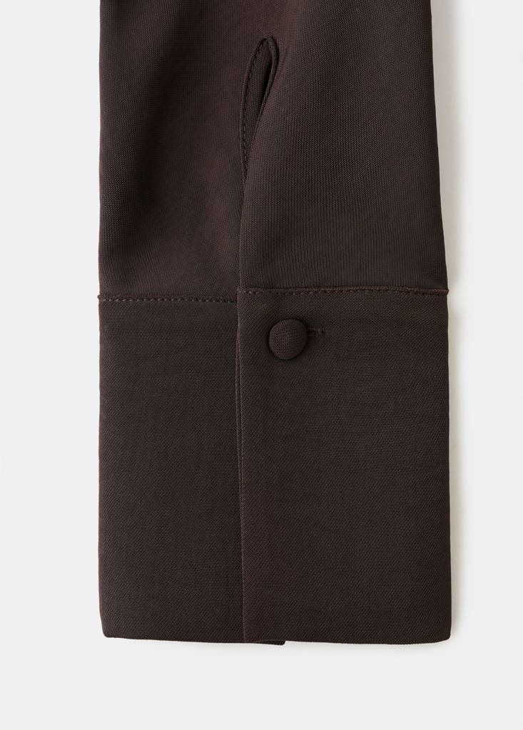 Robe Ceinture Col En V