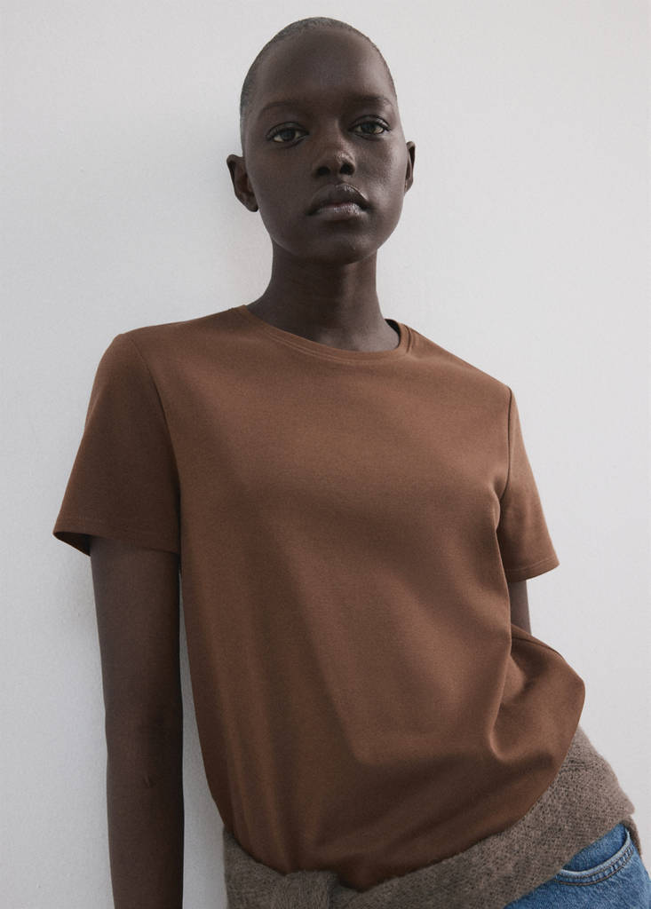 T-Shirt Coton Manches Courtes