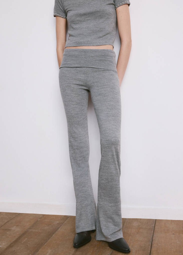 Pantalon En Maille Clouté