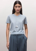 Pull-Over 100 % Laine Manches Courtes