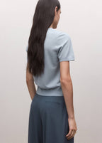 Pull-Over 100 % Laine Manches Courtes