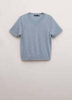 Pull-Over 100 % Laine Manches Courtes