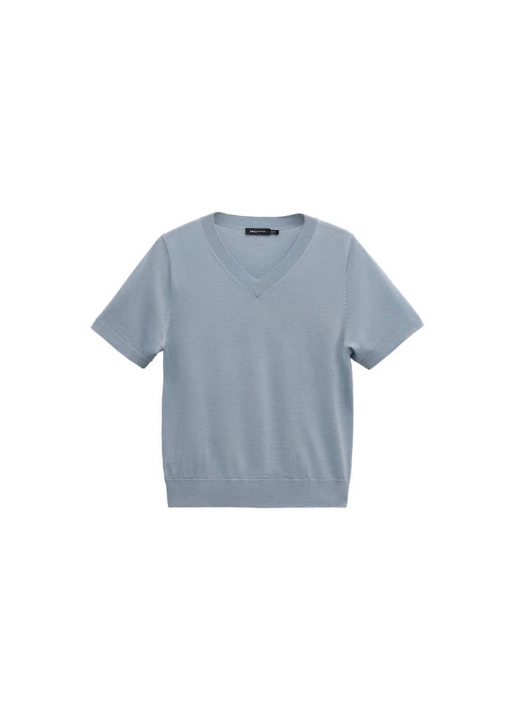Pull-Over 100 % Laine Manches Courtes