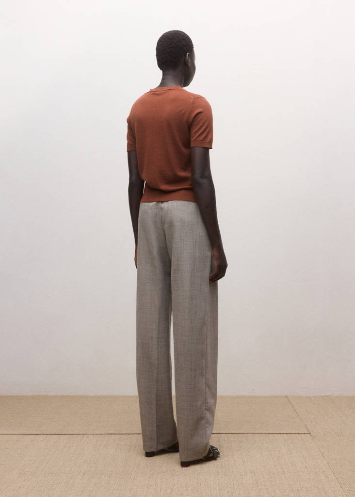 Pull-Over 100 % Laine Manches Courtes