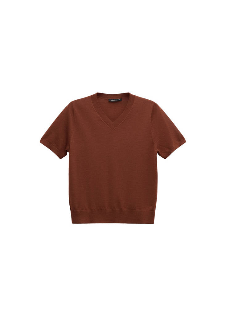 Pull-Over 100 % Laine Manches Courtes
