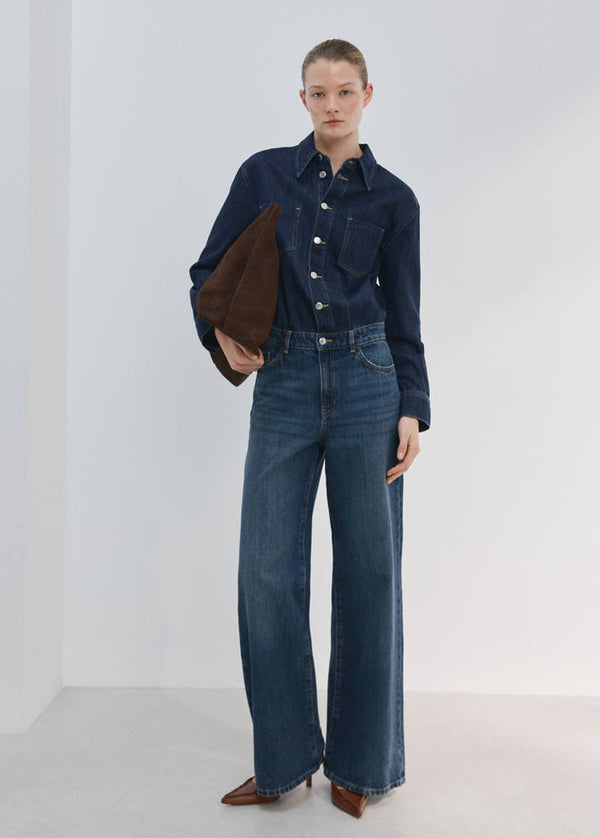 Combinaison Denim Boutons