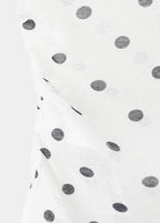 T-Shirt À Pois Bustier