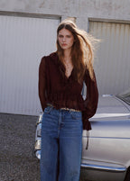 Blouse Volants Fluide