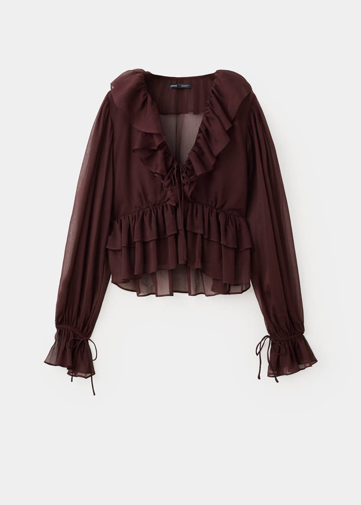 Blouse Volants Fluide