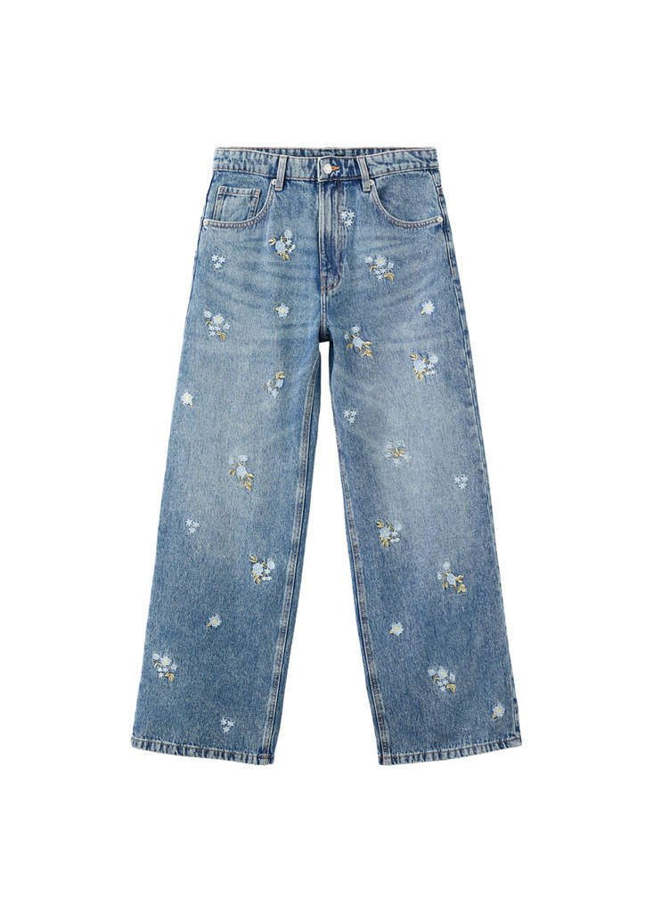 Jean Droit Broderie À Fleurs